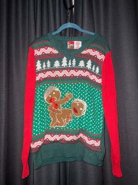 Ugly Christmas Sweater Xmas Size Medium Spencer's